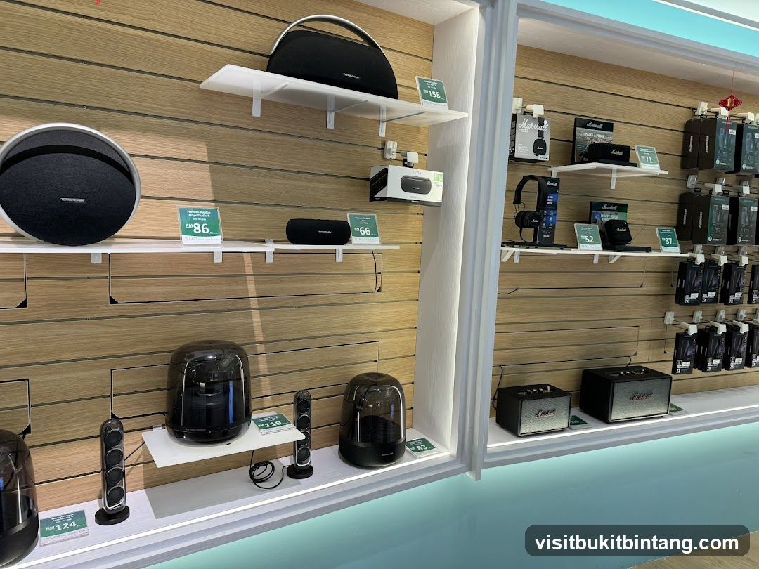 Audio Equipment Display