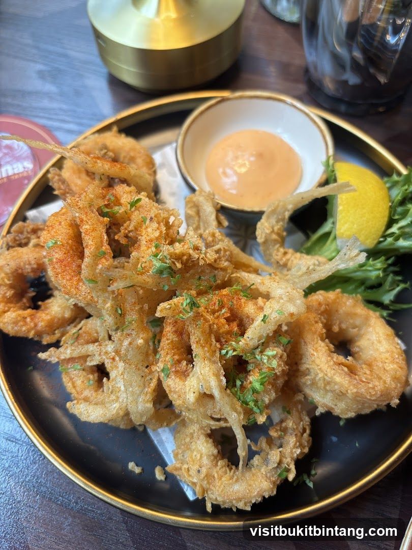 Fried Calamari with Dip