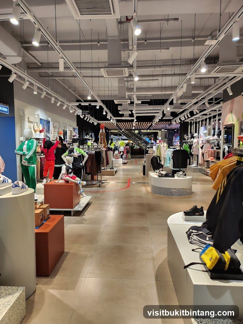 Clothing store interior