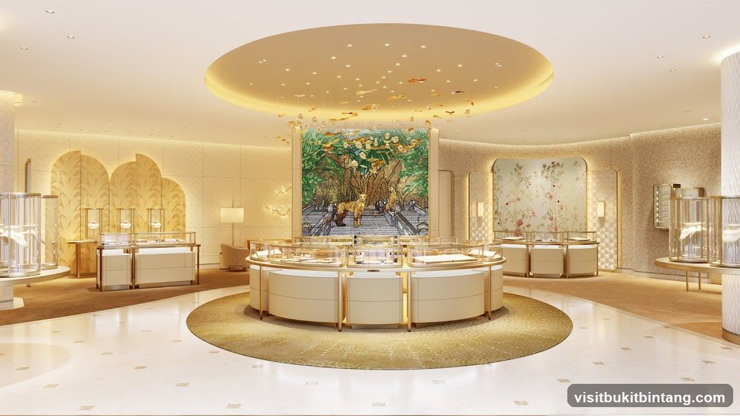 Luxurious Jewelry Store Interior