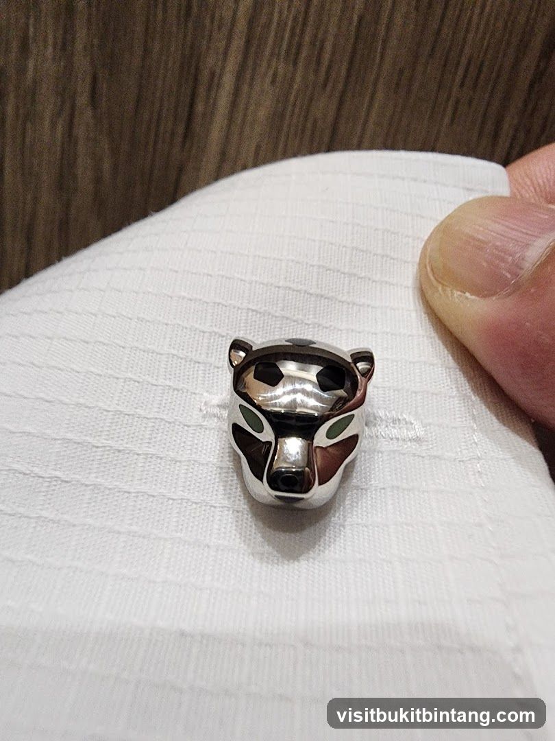 Jaguar Head Cufflink