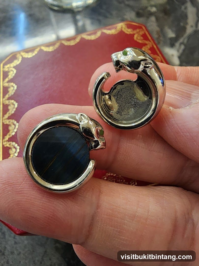 Panther Head Cufflinks