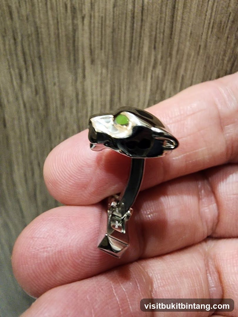 Panther Head Cufflink