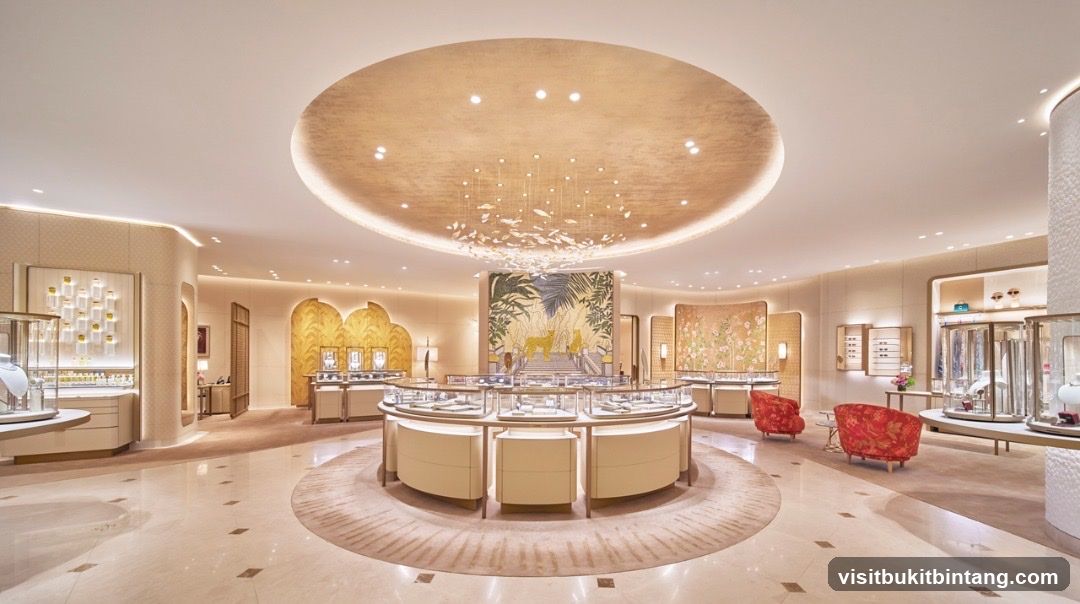 Luxurious Jewelry Store Interior