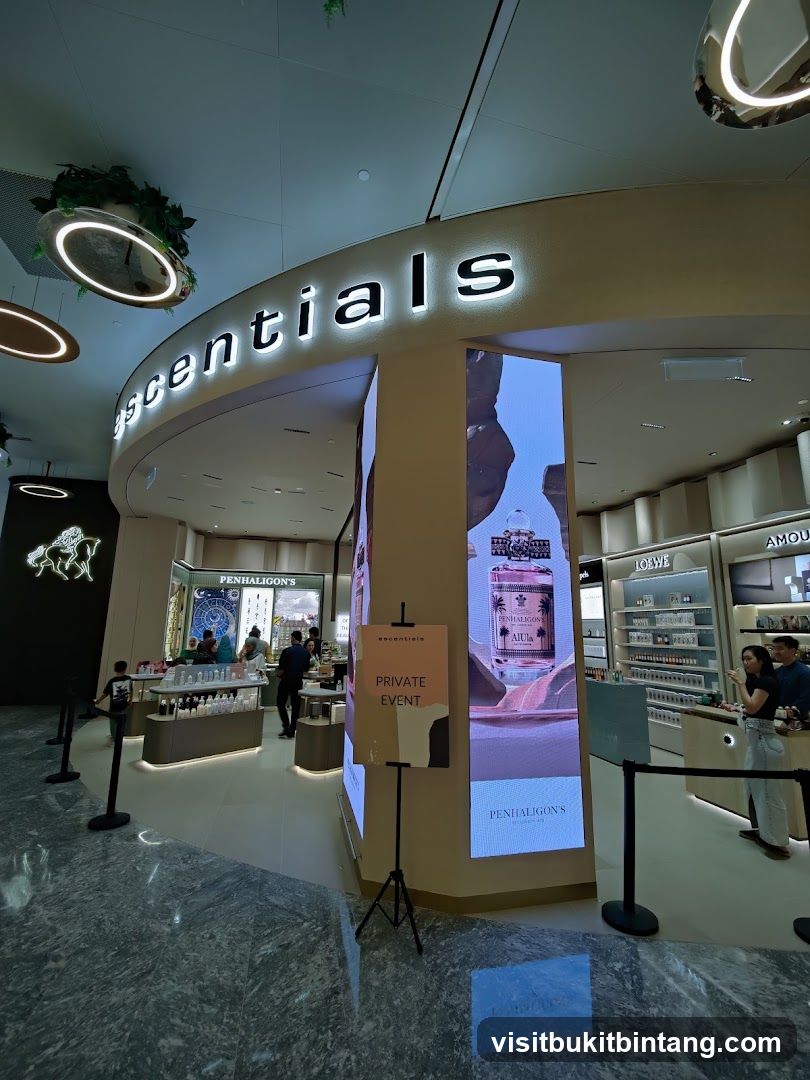 Store Interior with Digital Displays