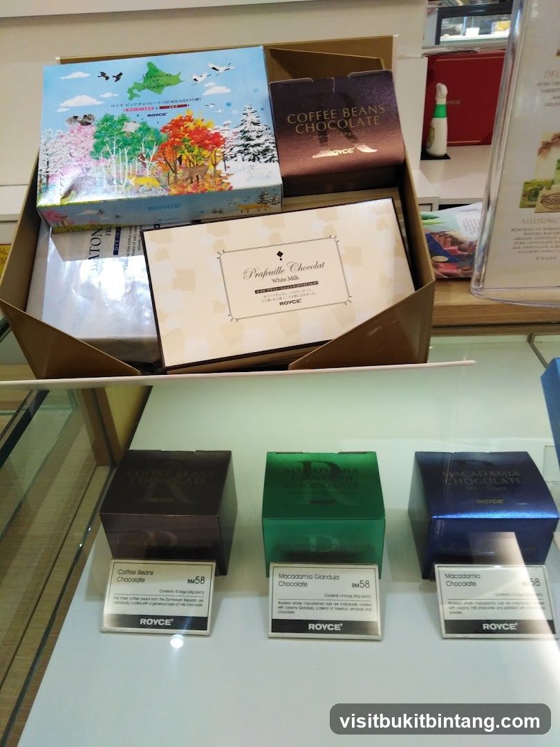 ROYCE' Chocolates Display