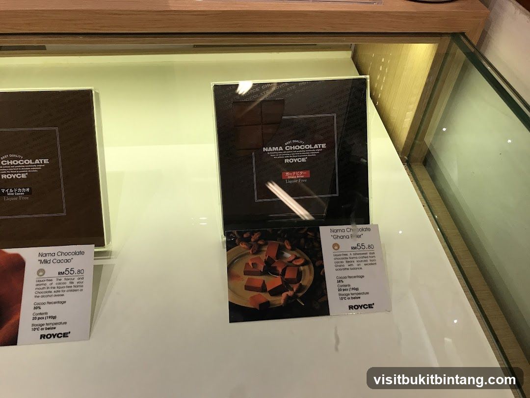 ROYCE' Nama Chocolate Display