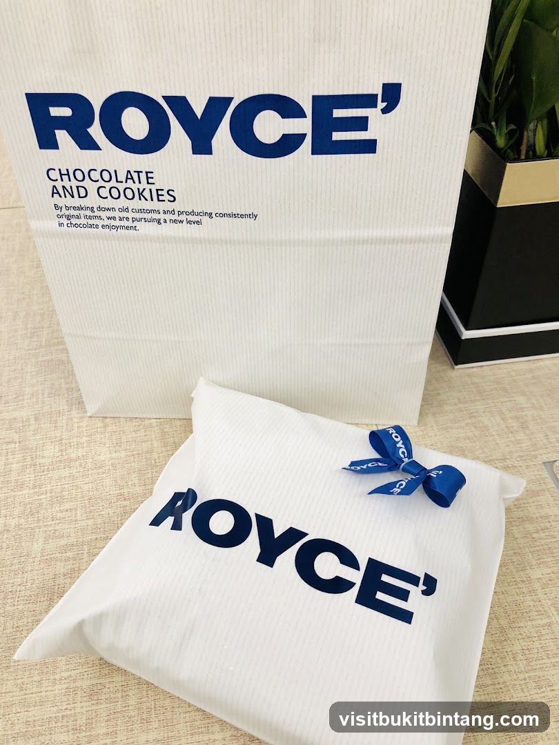 ROYCE' Chocolate and Cookies Packaging