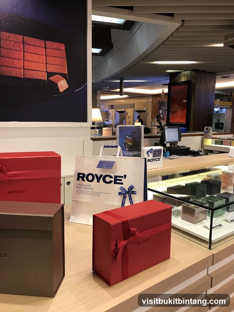 Royce Chocolate Store Display