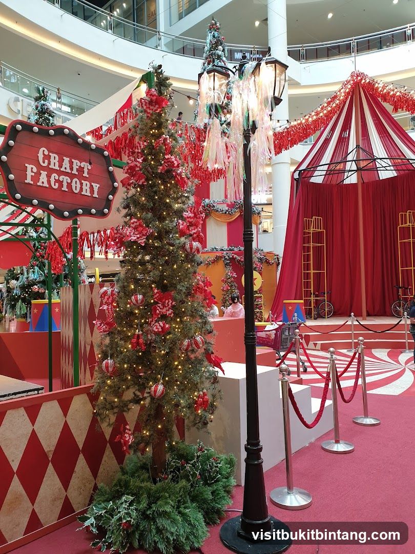 Christmas Decorations in a Mall