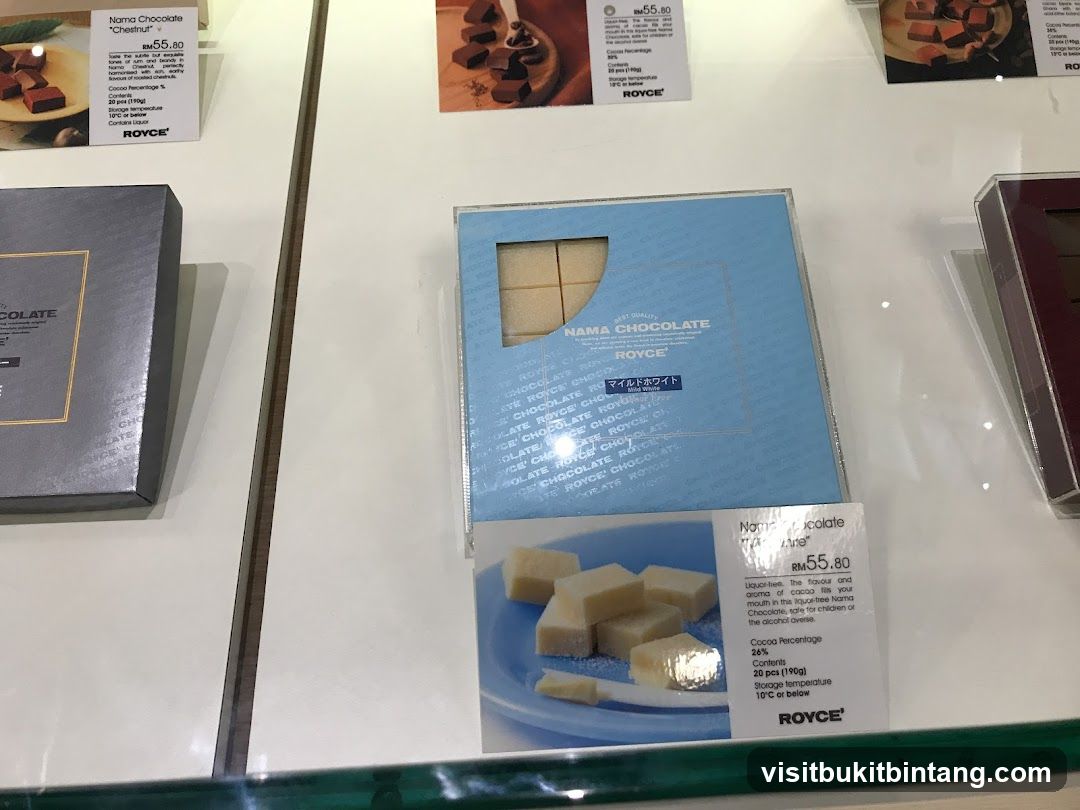Nama Chocolate Display