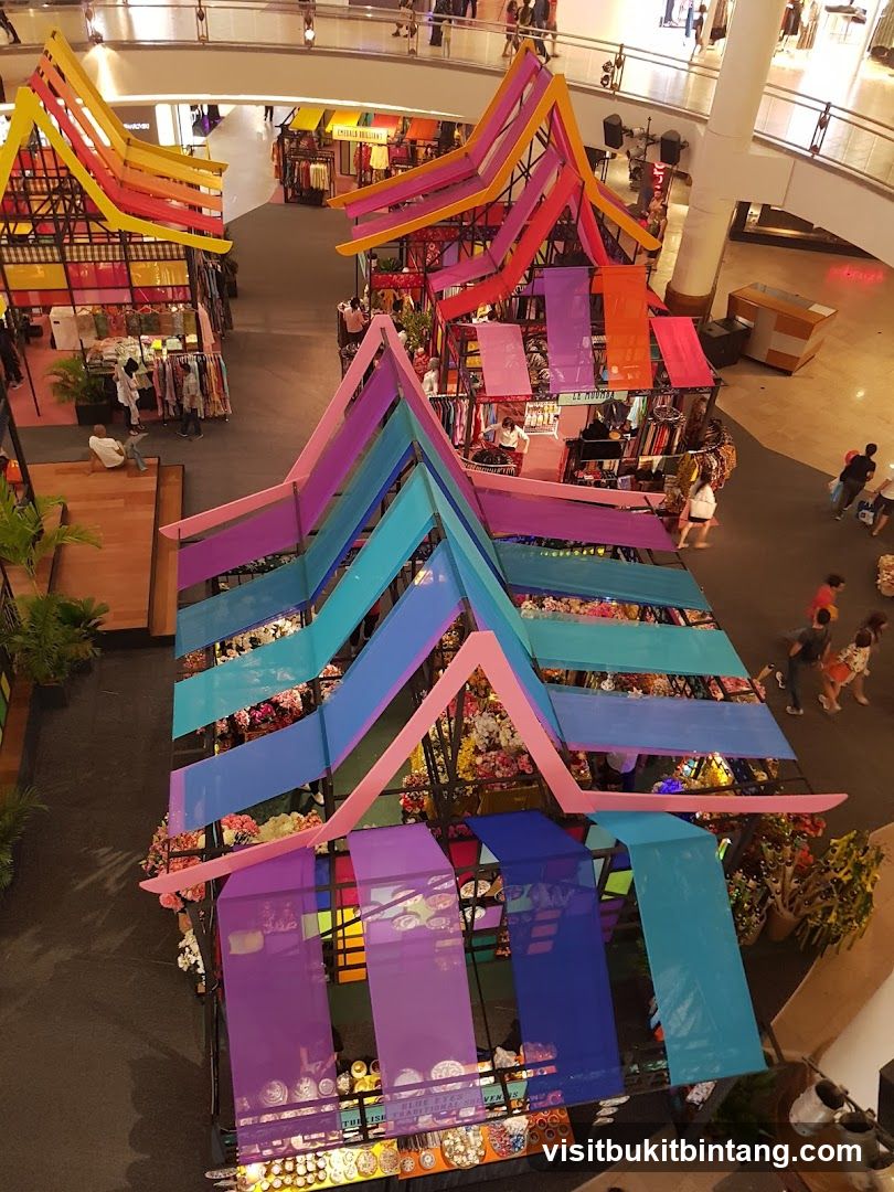 Colorful Market Stalls