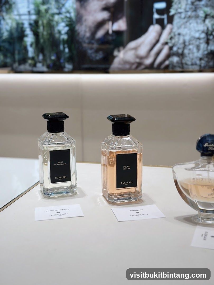Guerlain Perfume Display