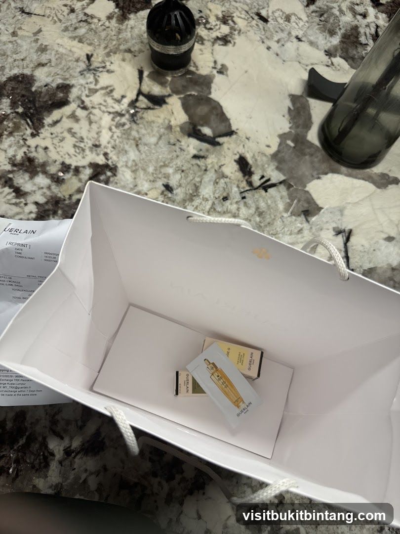 Guerlain Shopping Bag Contents