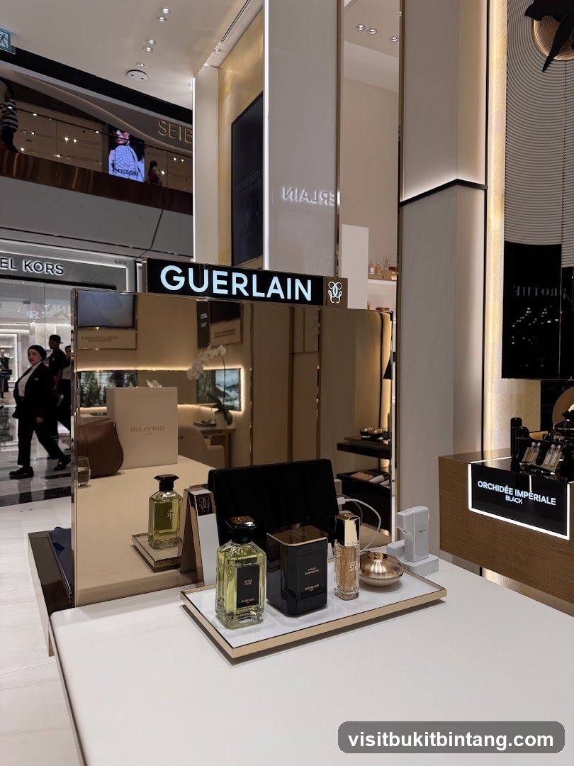 Guerlain Perfume Display
