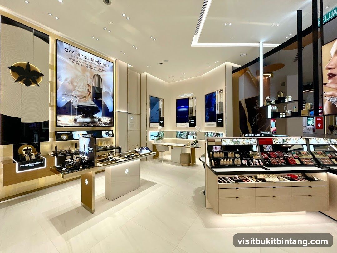 Guerlain Cosmetics Store Interior