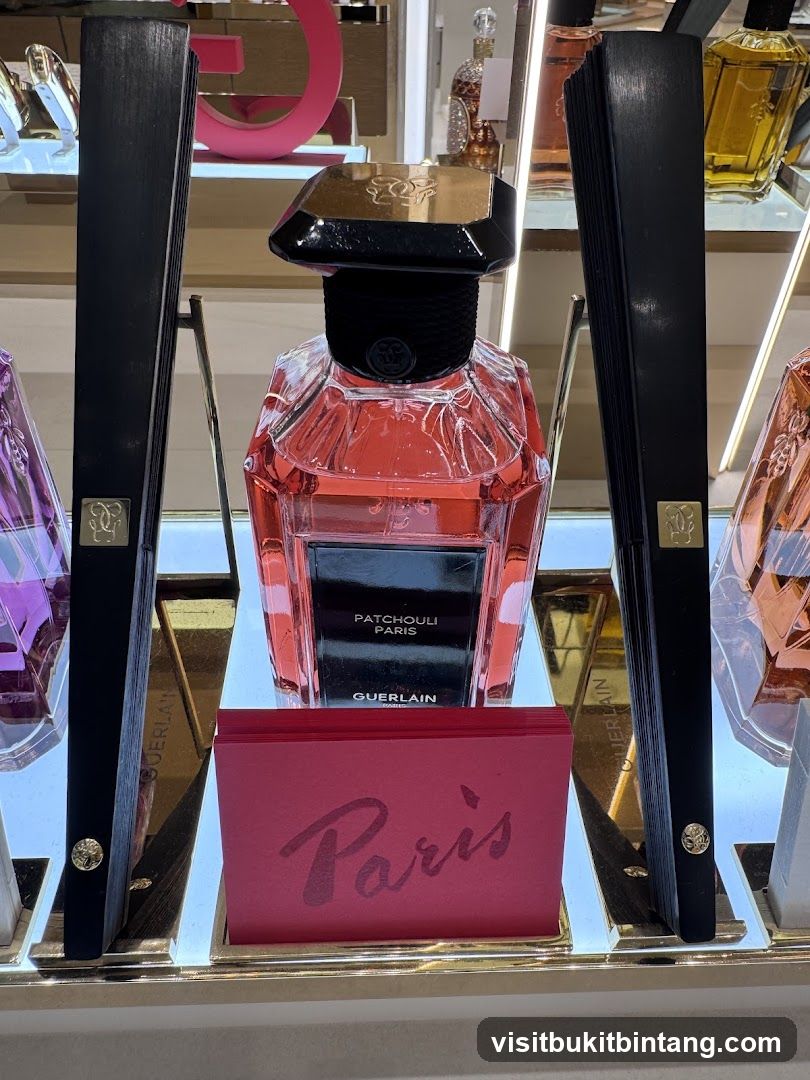Guerlain Perfume Display