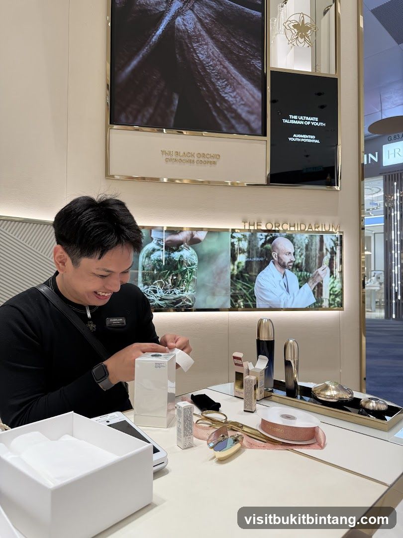 Guerlain Orchidarium Display