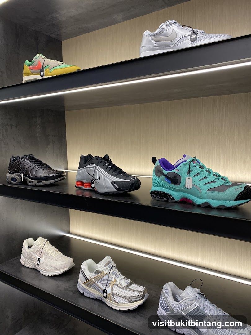 Sneakers on Display