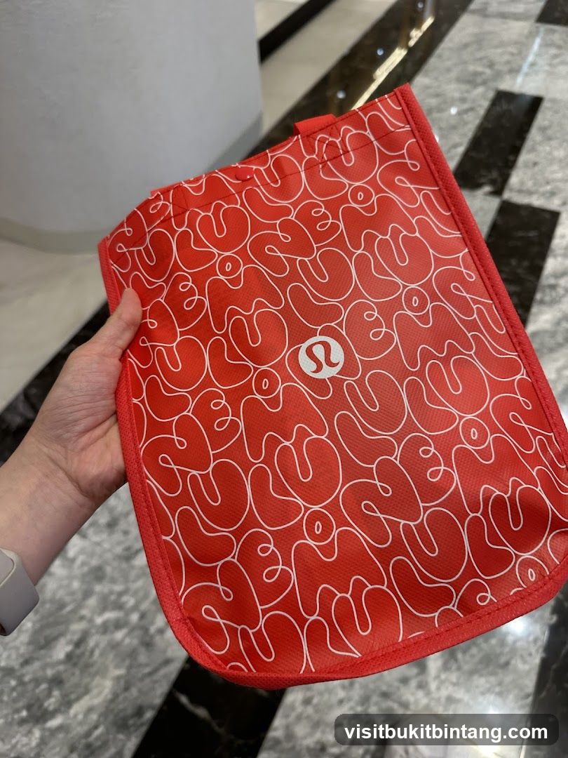 Red Lululemon Bag