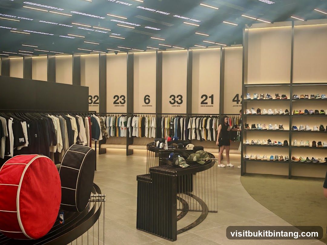 Clothing and Shoe Store Interior