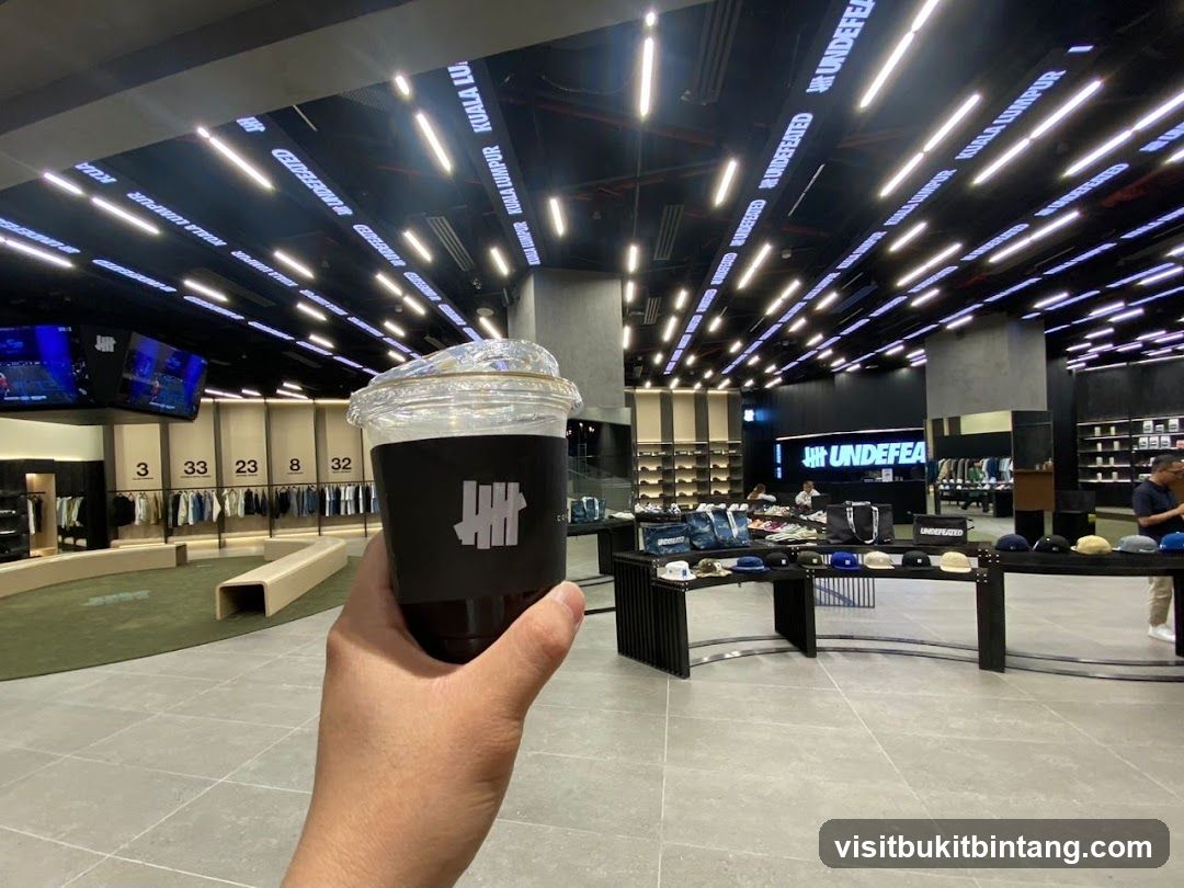 Store Interior with Coffee Cup