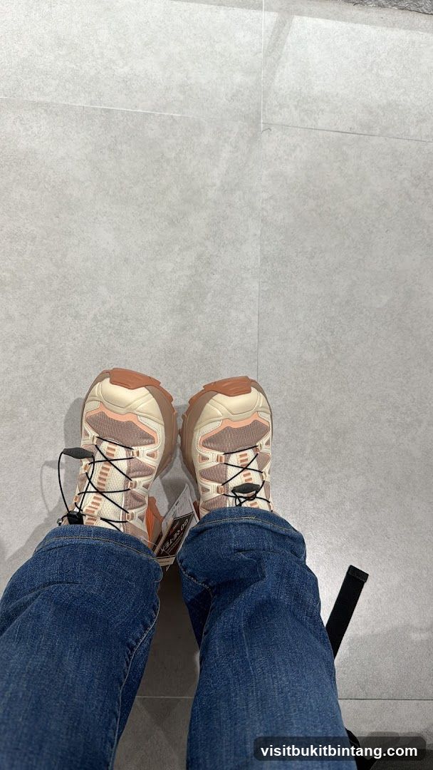 Shoes with tags