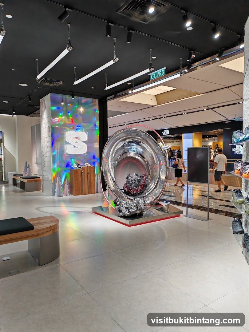 Retail Store Interior with Display