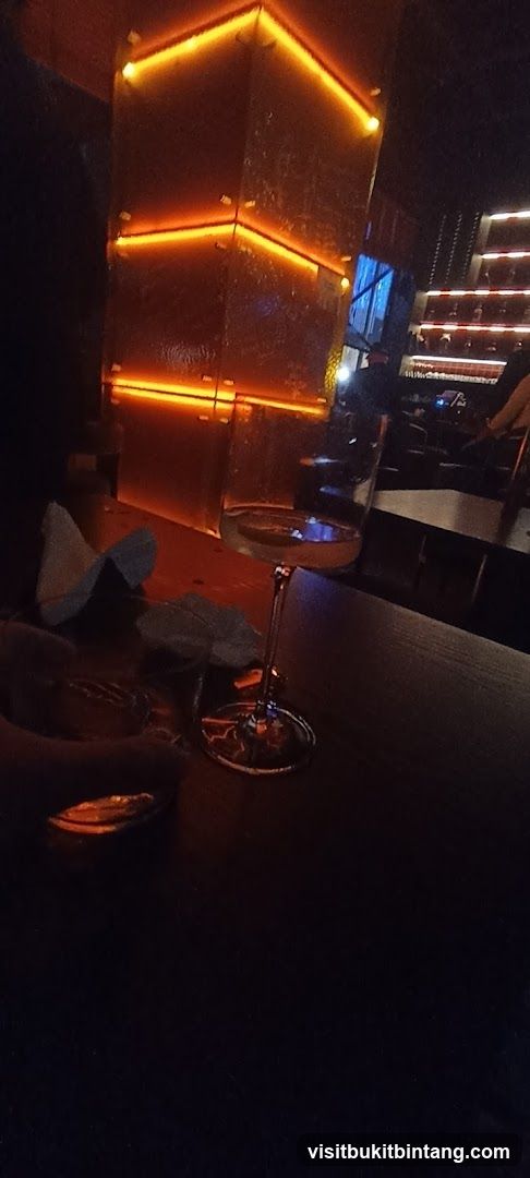 Bar Interior with Drink