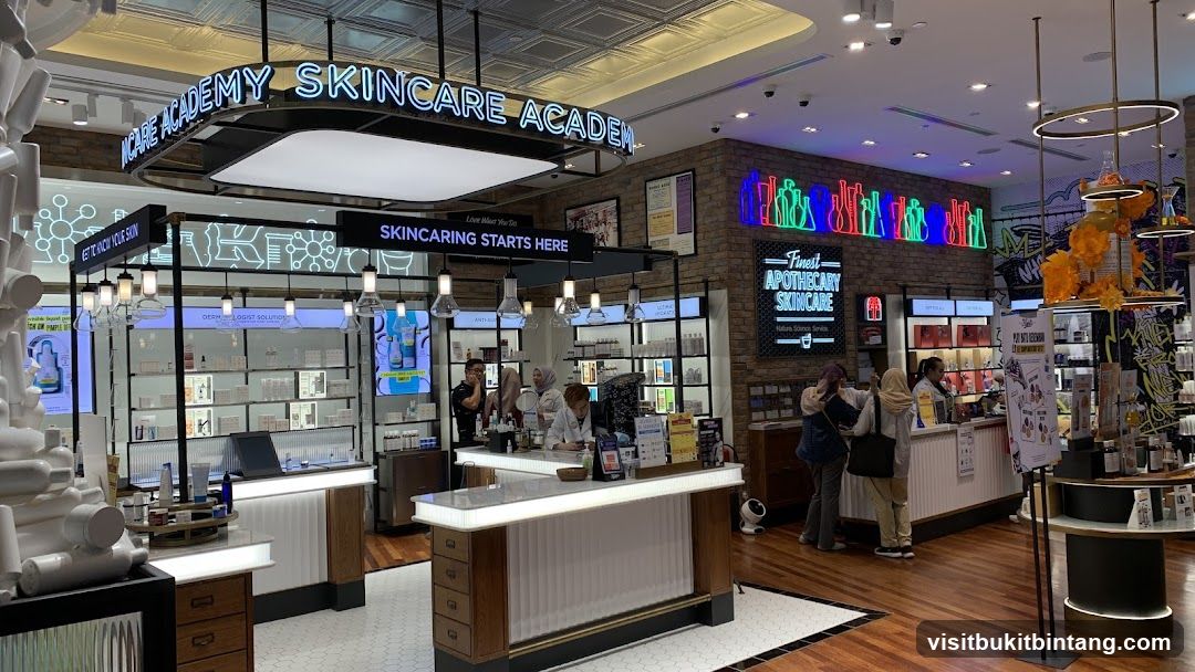 Skincare Academy Store Interior