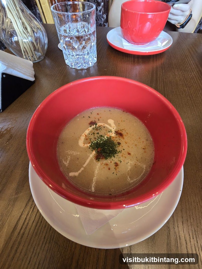 Soup with Cream and Herbs