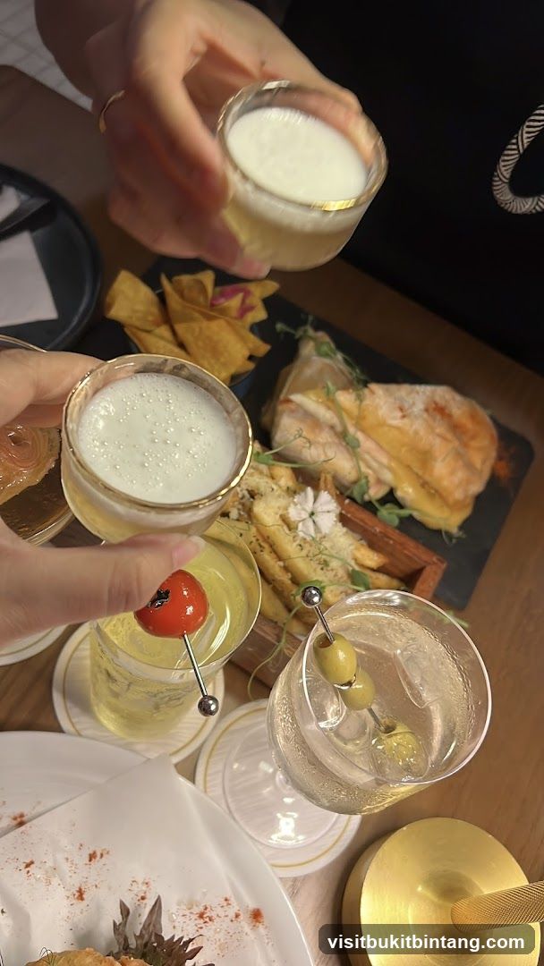 Cocktail and Appetizer Spread