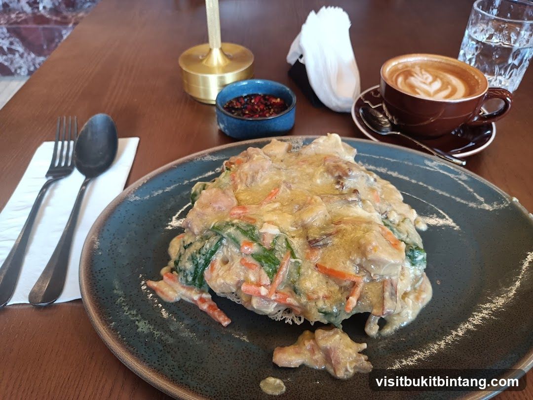 Savory Dish with Coffee