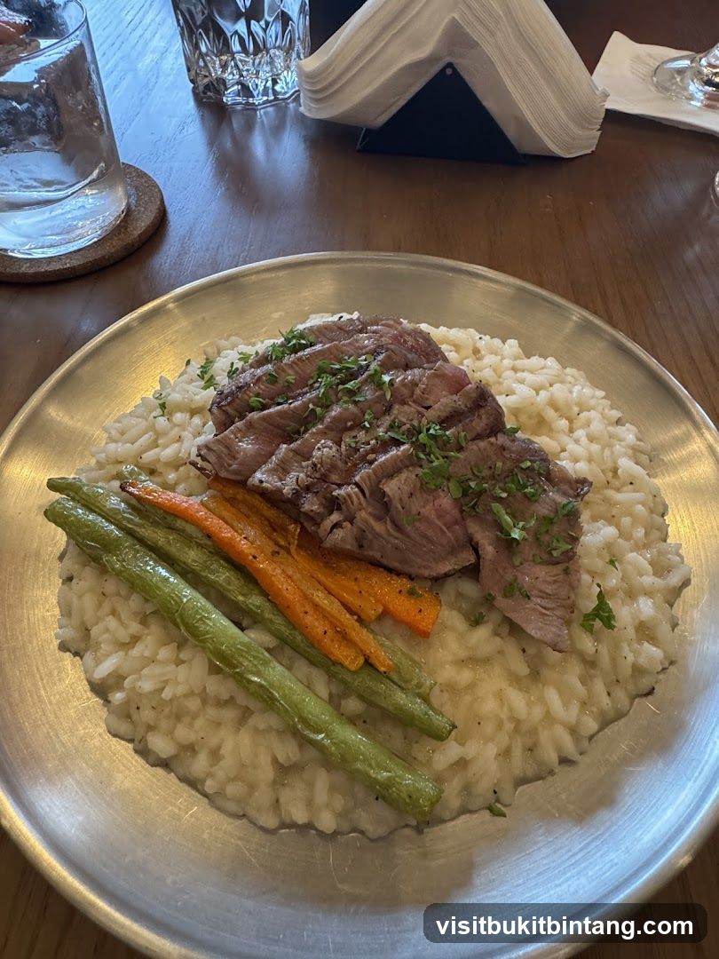 Steak and Risotto