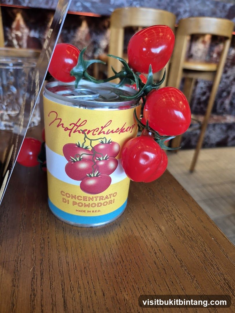 Tomato Concentrate Can Decoration