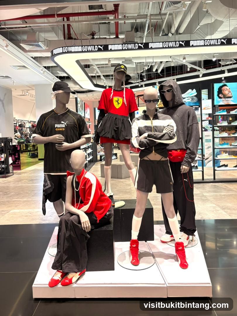 Mannequins in Puma Store
