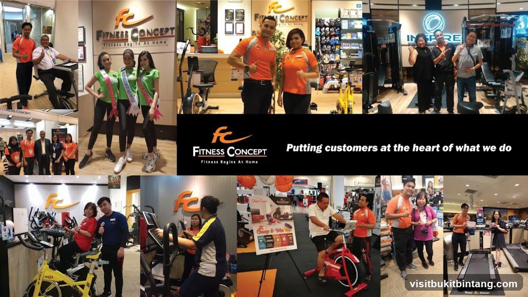 Fitness Concept promotional collage