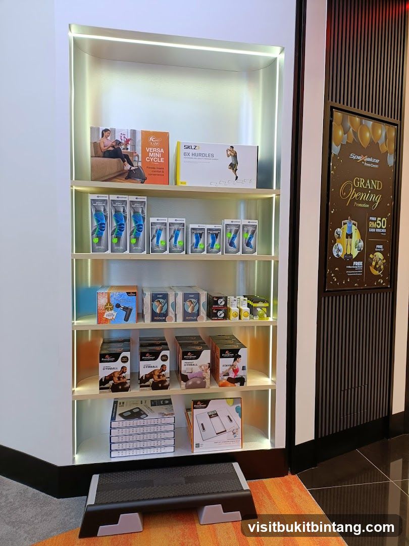 Fitness Equipment Display