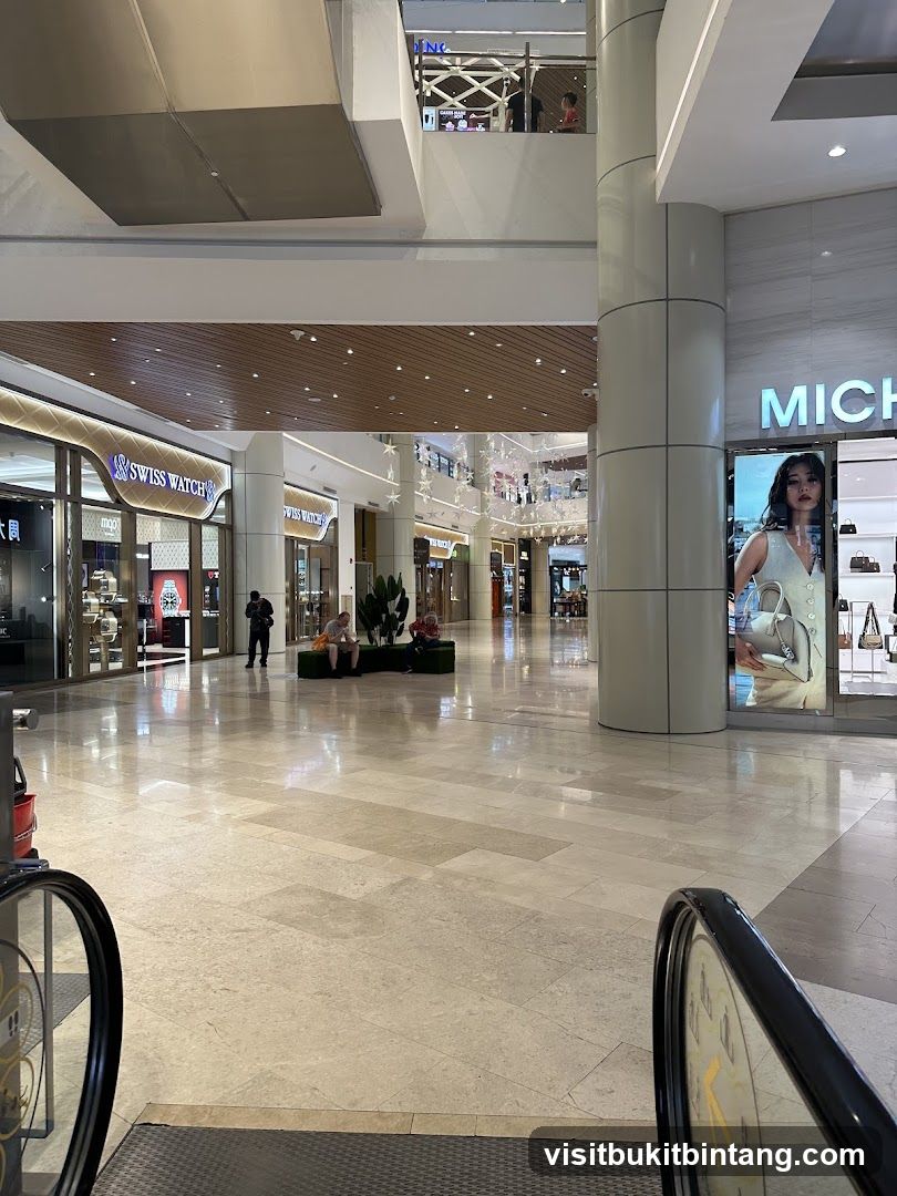 Mall Interior with Shops