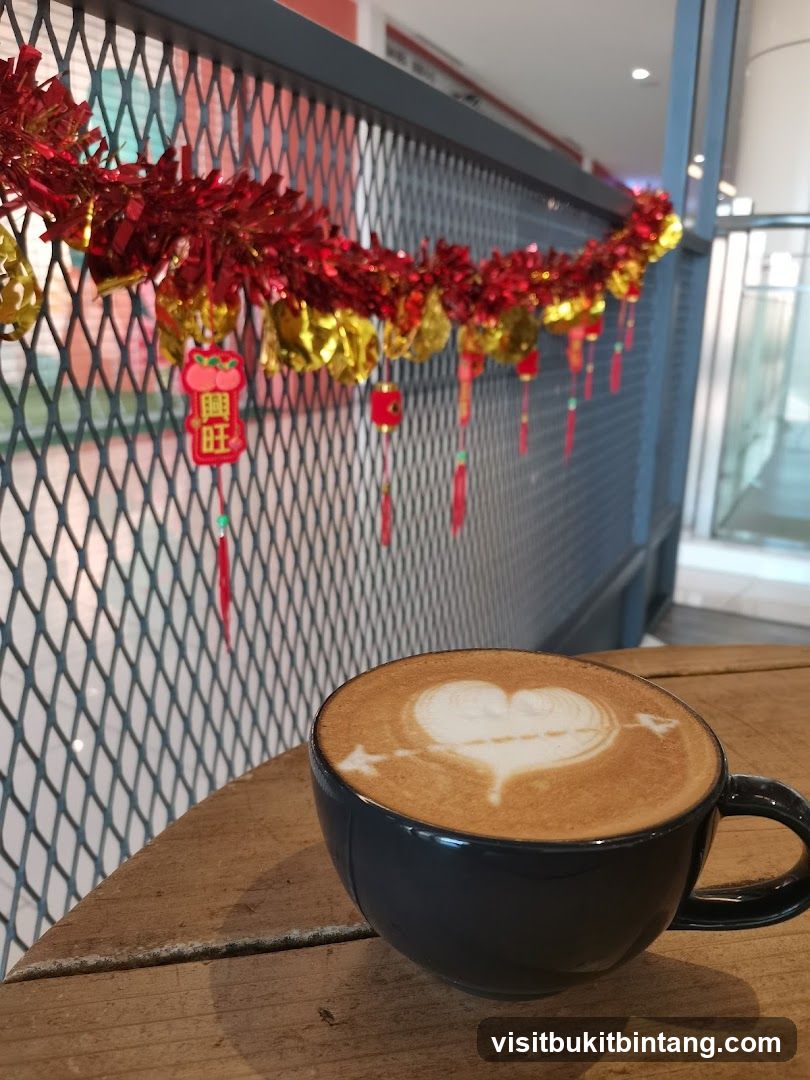Latte with Heart Art