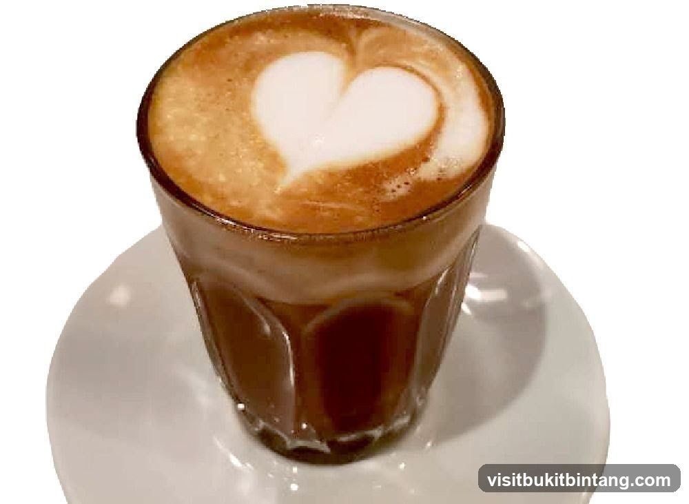 Coffee with Heart Latte Art