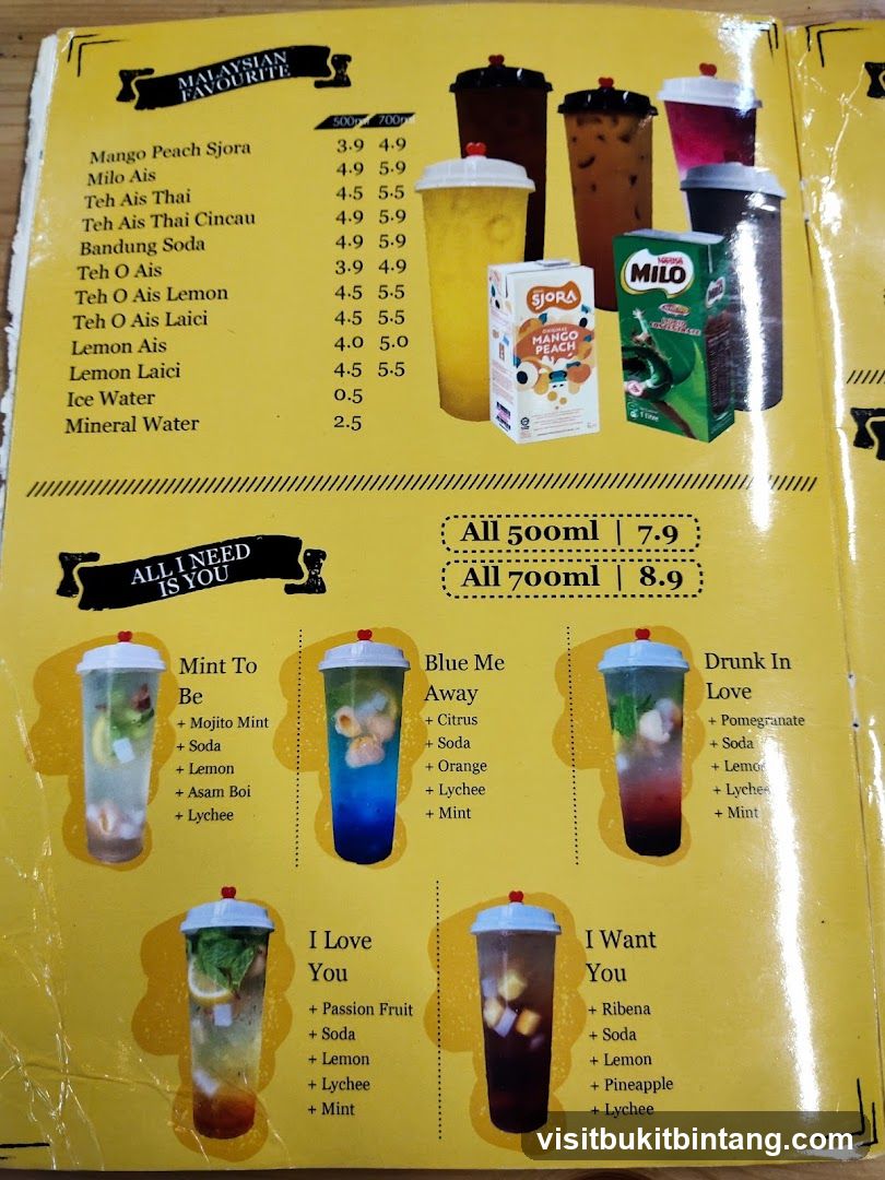 Malaysian Favourite Drinks