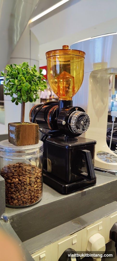 Coffee Grinder and Beans