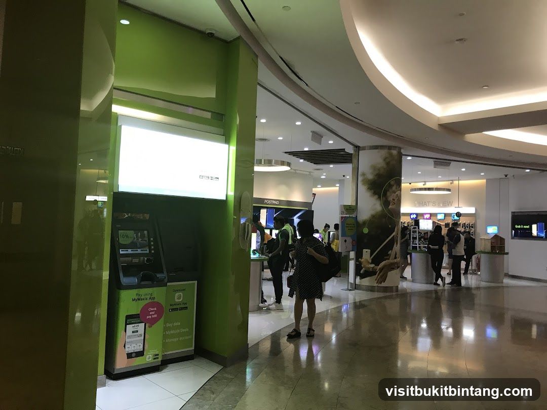 ATM and retail interior