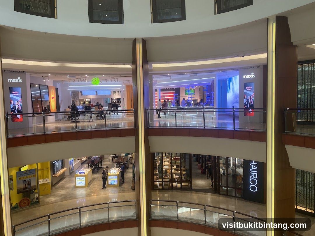 Mall Interior with Shops