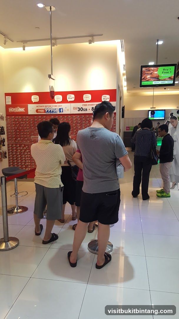 People waiting in a store