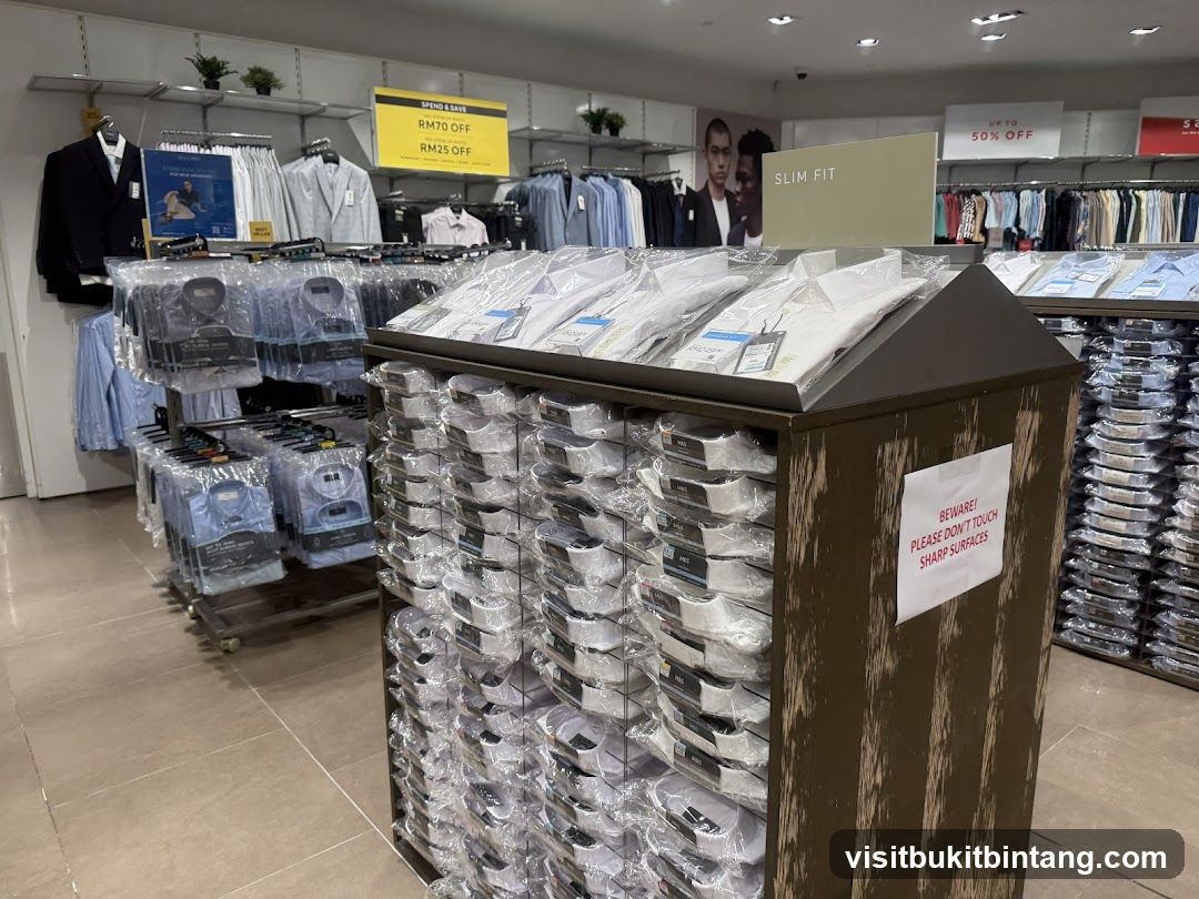 Men's Shirts Display