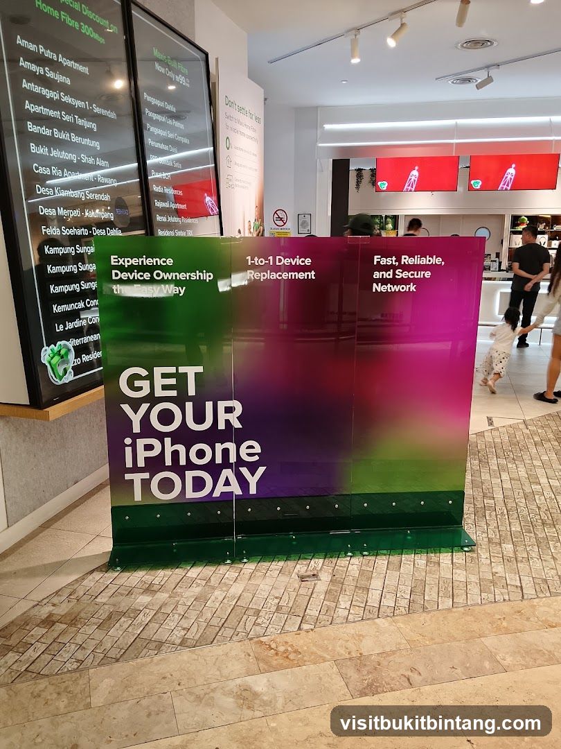iPhone Promotion Display