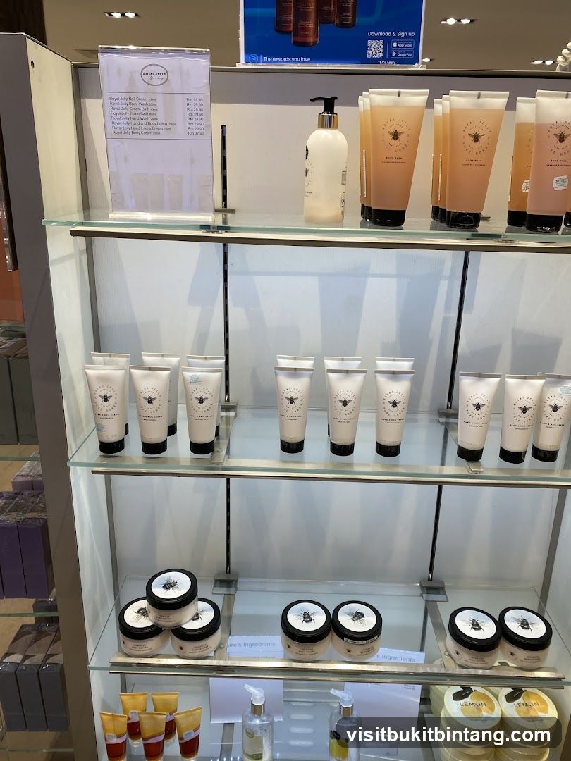 Skincare Products Display