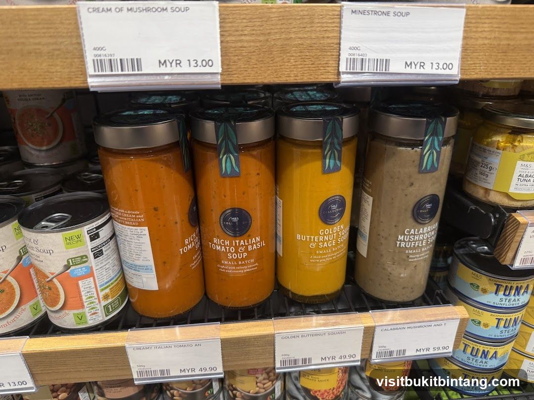 Soup Products on Shelf